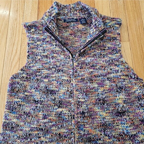 Wind River Colorful Zipper Knit Sweater Vest Size S/M Excellent Condition - Picture 1 of 8